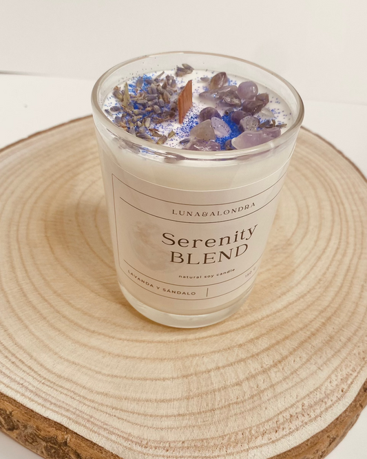 Vela Serenity Blend: Tu oasis de calma en un tarro